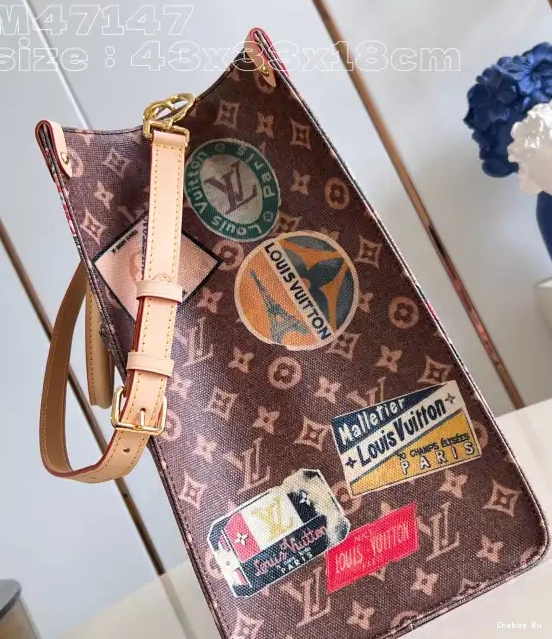Voyage BAG-43*33*18.5cm VUITTON TOTE ONTHEGO LOUIS 0514